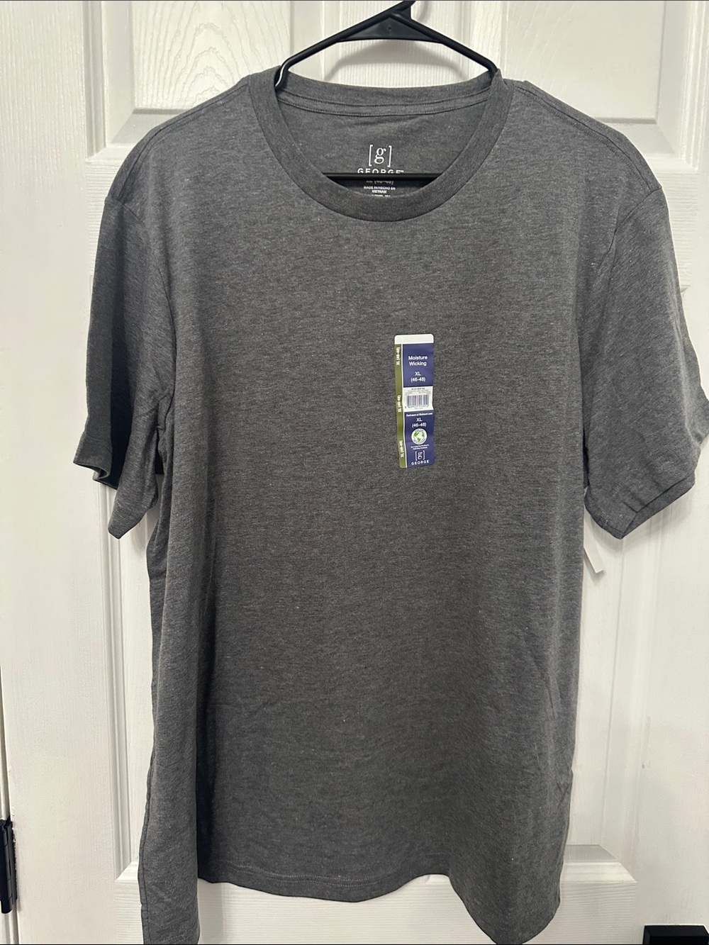 George Men's Short Sleeve Crew Neck T-Shirt - Dark Gray